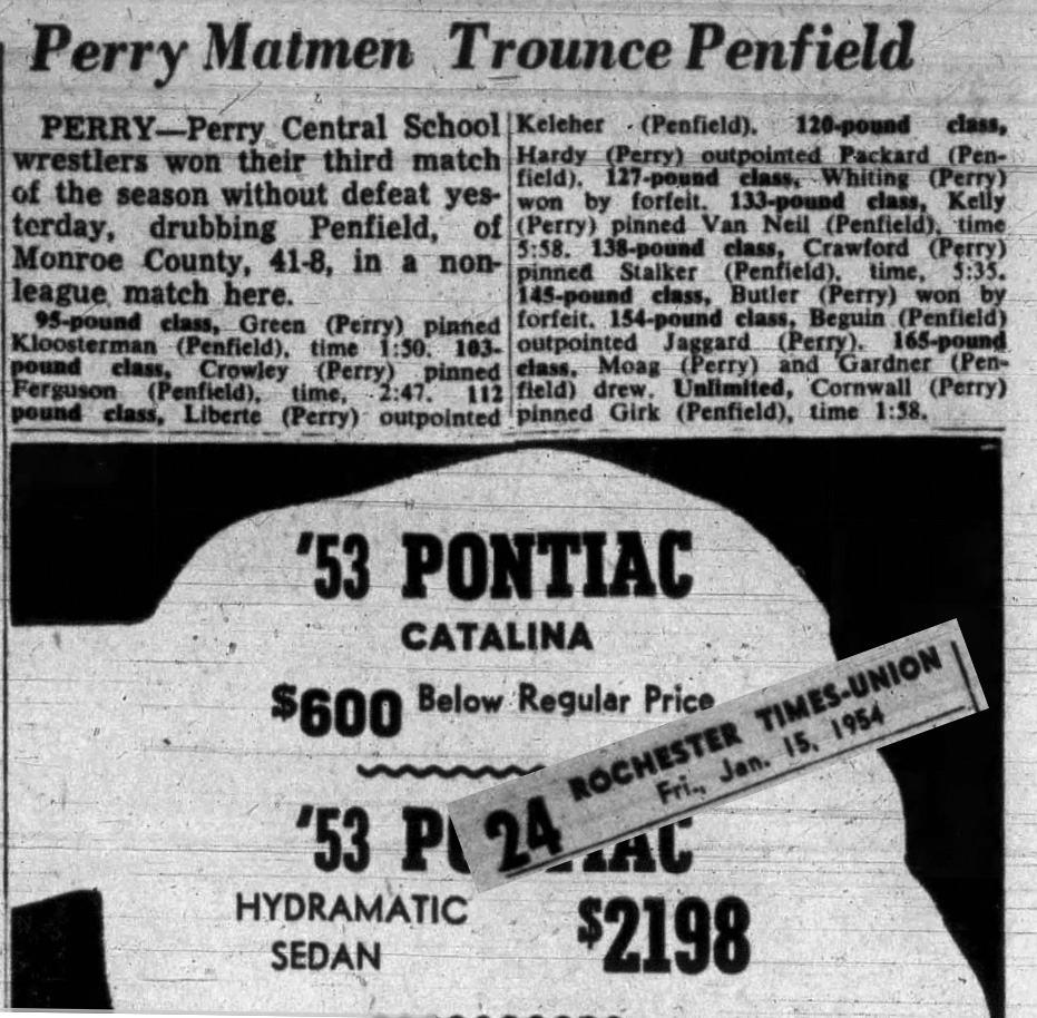 Perry Matmen Trounce Penfield