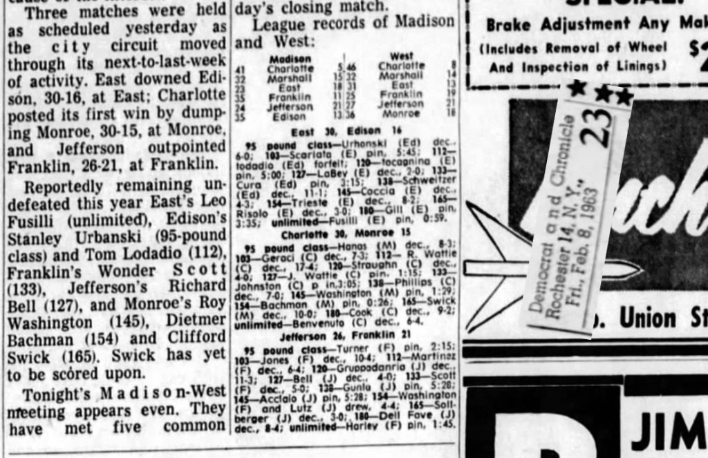 East's Leo Fusilli remains undefeated