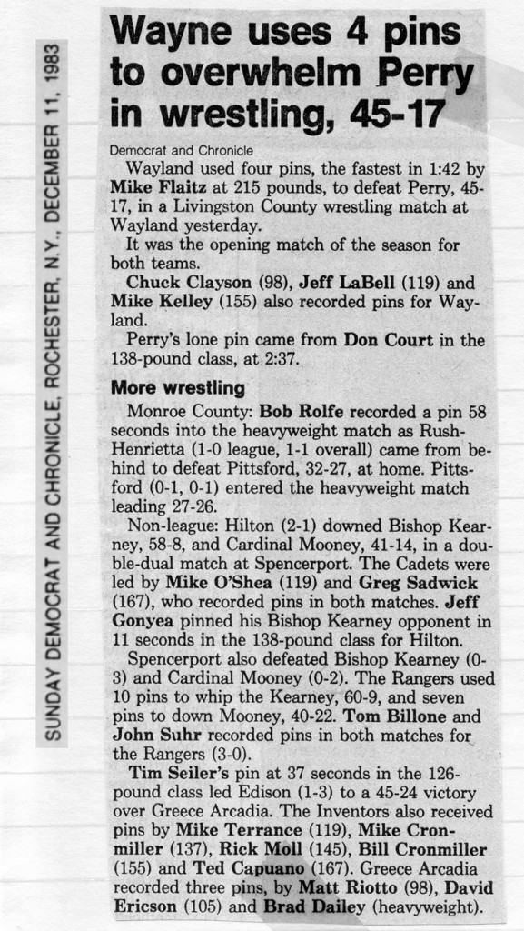 More wrestling