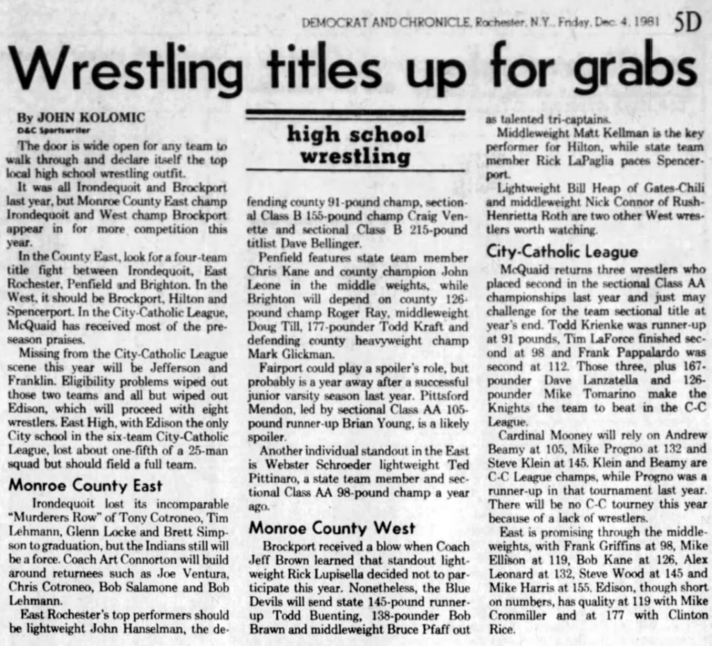Wrestling titles up for grabs