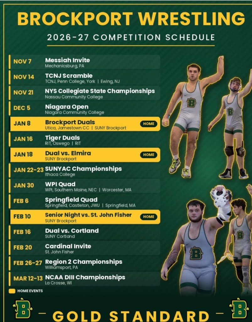 Brockport State Schedule