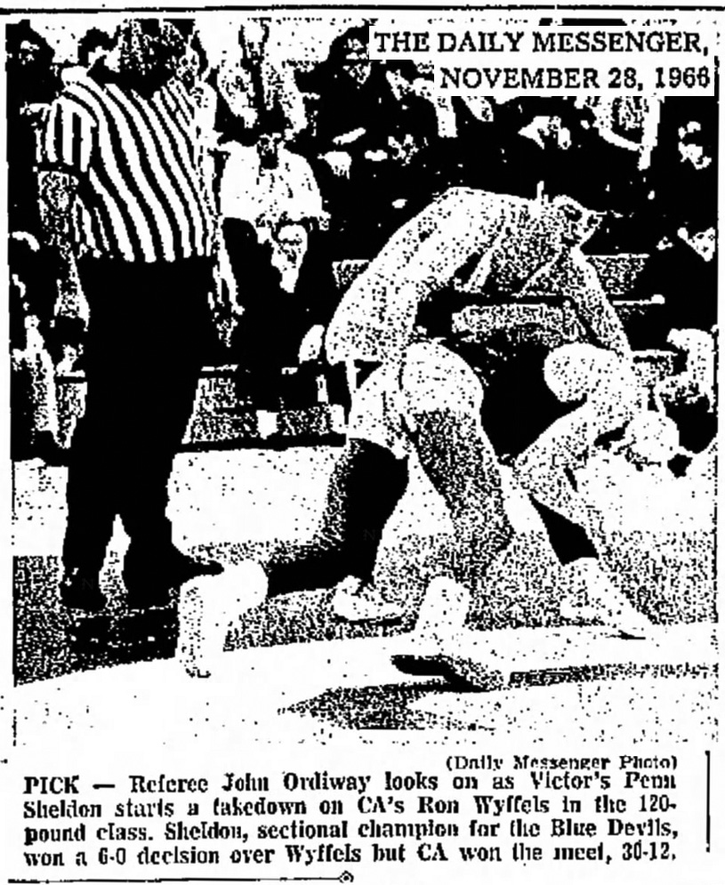 Braves Matmen Top Victor