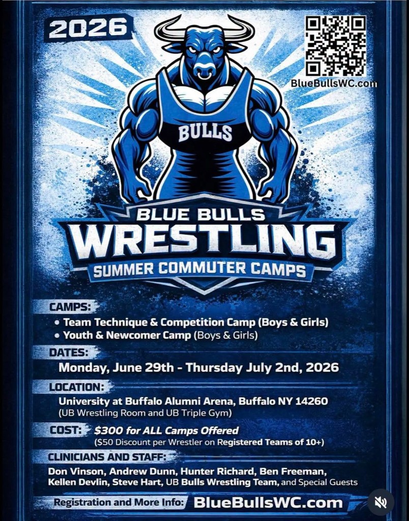 Blue Bulls Wrestling Commuter Camp, June 29-July 2