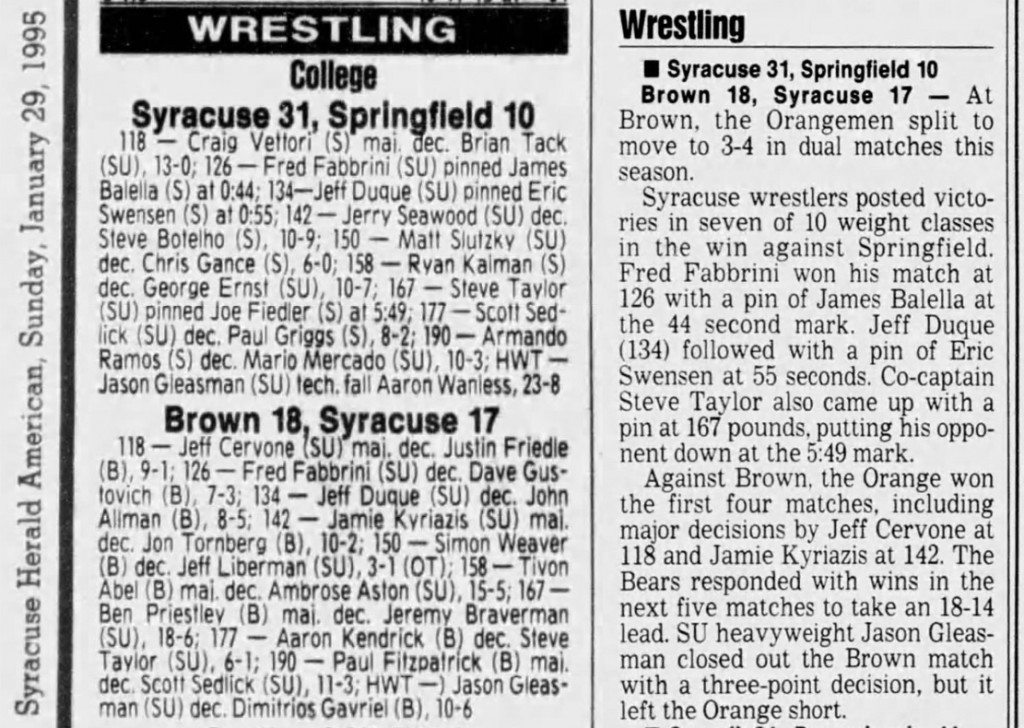 Syracuse 31, Springfield 10