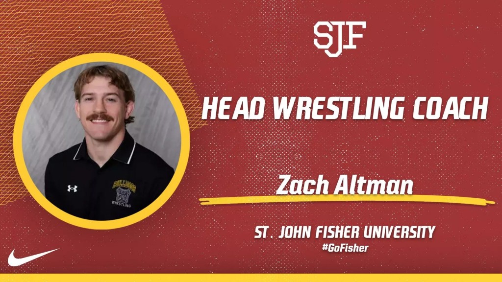 Altman Named St. John Fisher's Head Wrestling Coach
