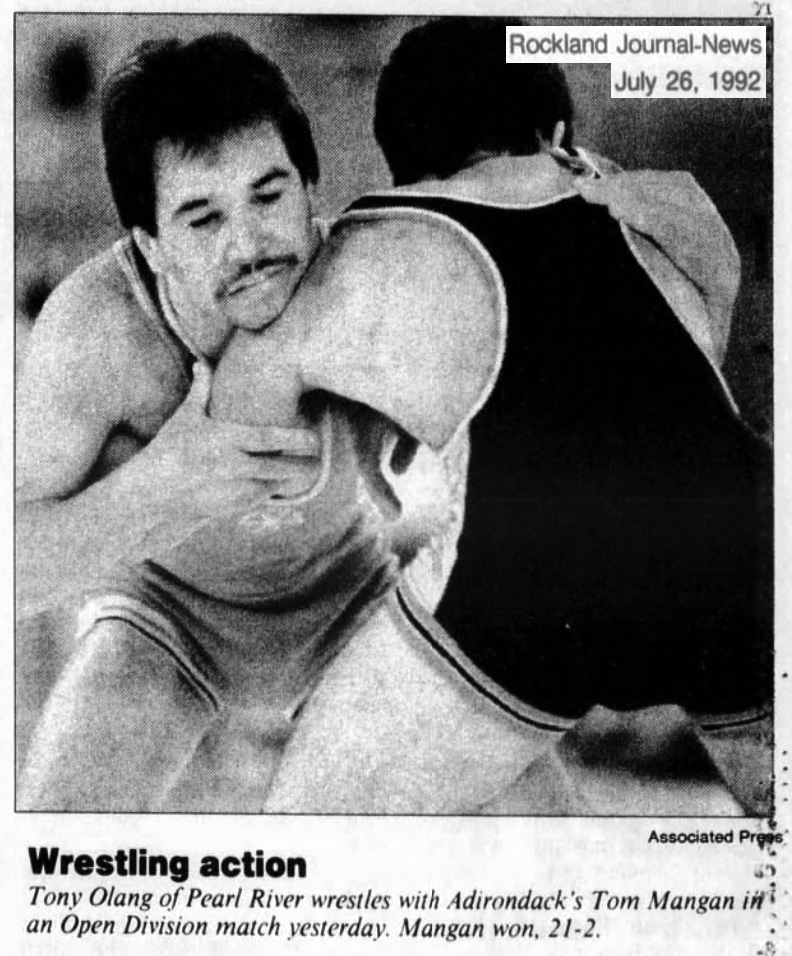 Wrestling action