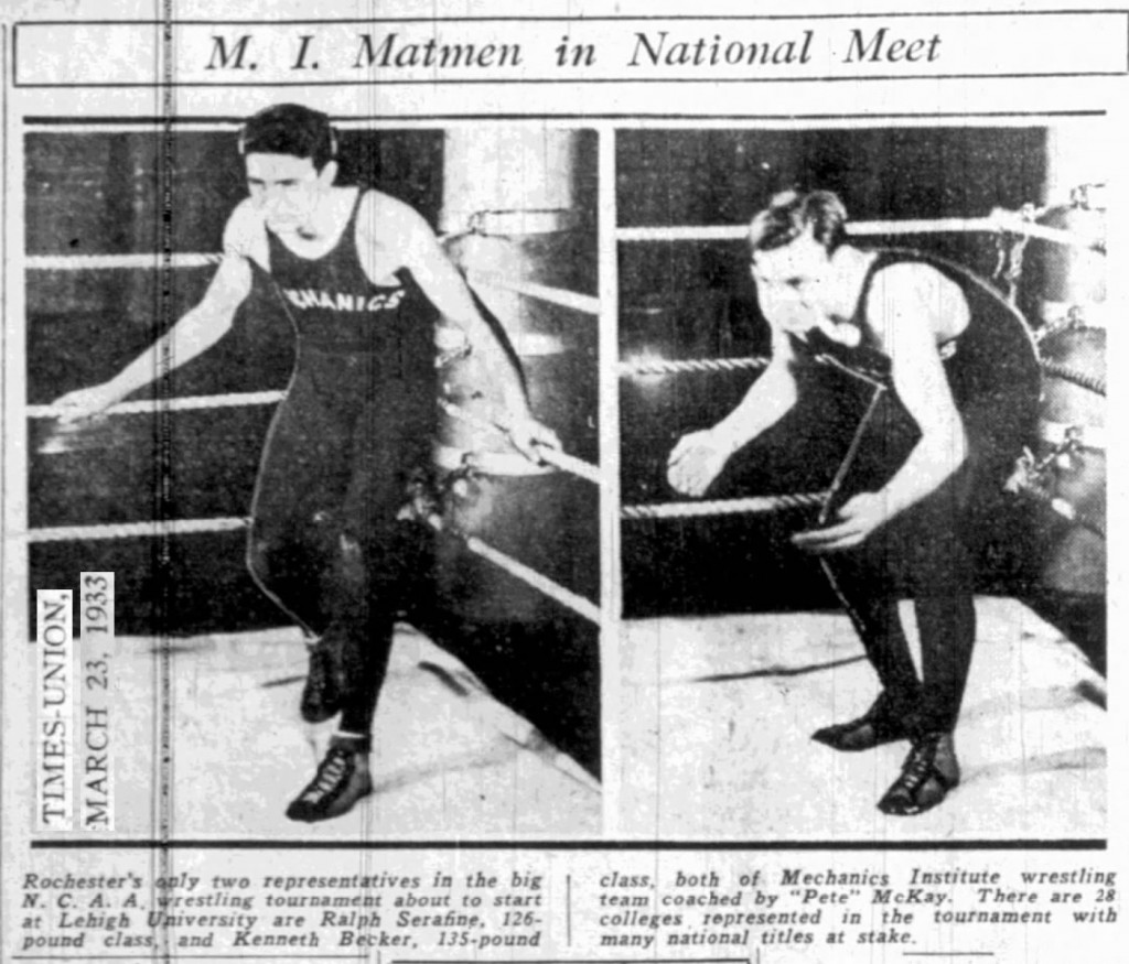 M.I. Matmen in National Meet